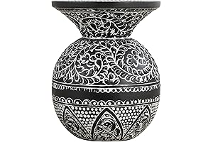 Canarm NAVI Black with White Matte Antique, Perfect Side Table or Accent...
