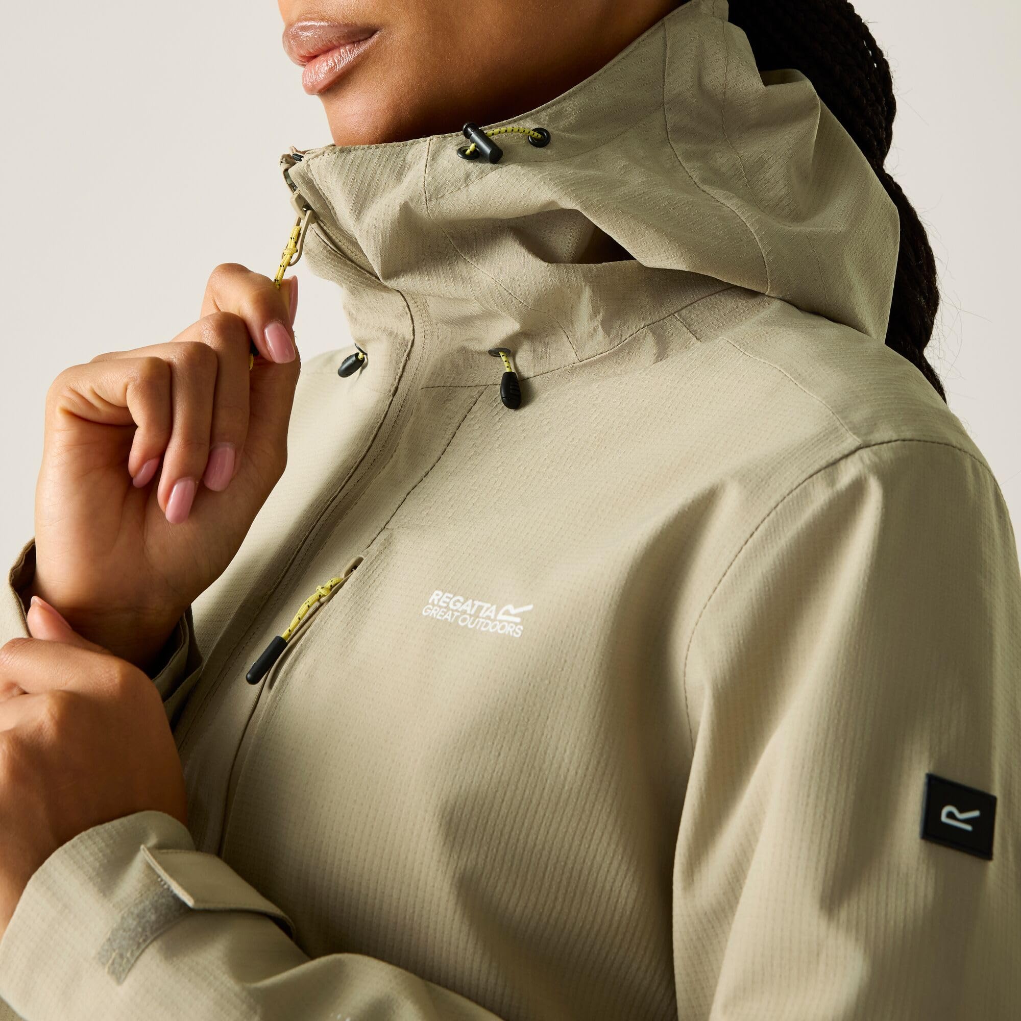 Regatta Outdoorjacke/Regenjacke Oklarna für Damen Wasserdicht mit Kapuze