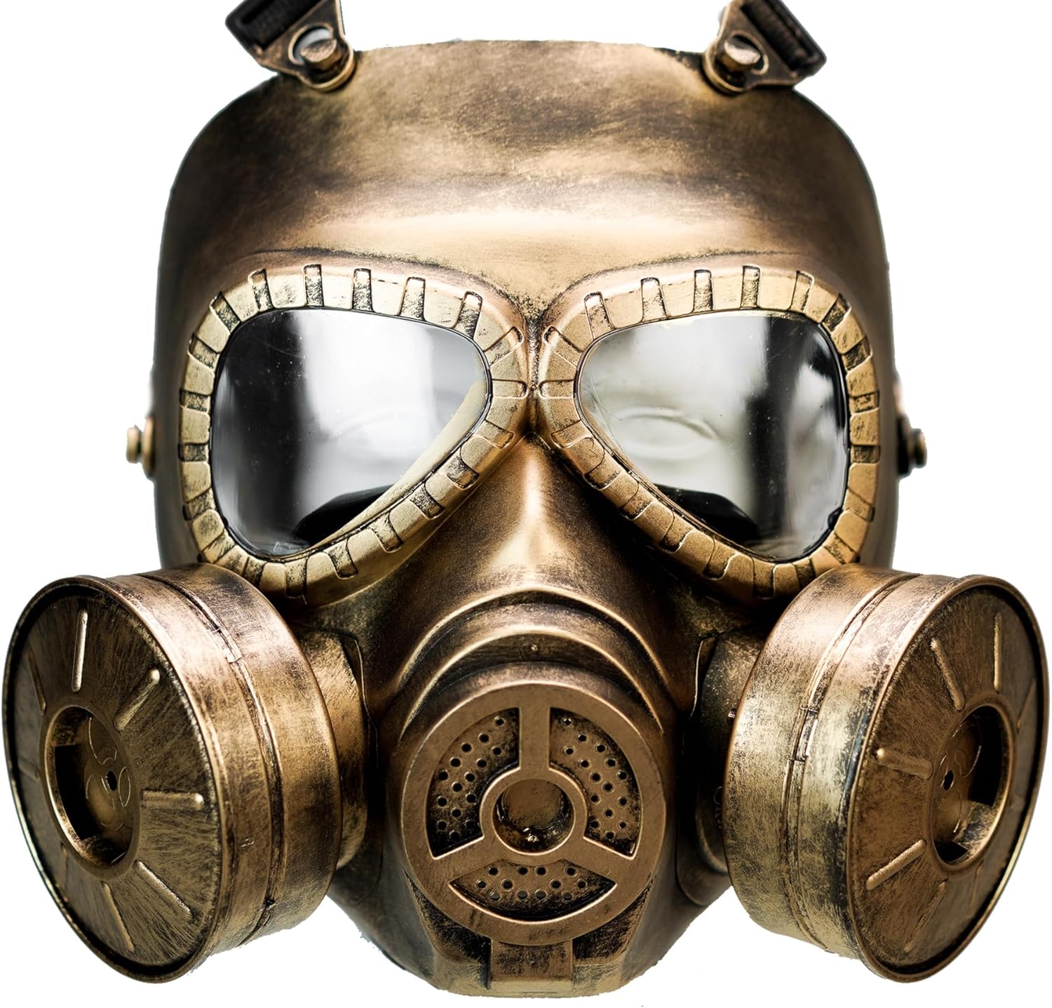 Cosplay Steampunk Gas Masquerade Mask for Men Women Airsoft Mask Respirator Halloween Mask Costume Pretend