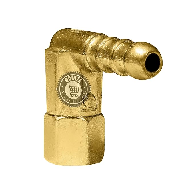 Quinze Brass Polished Revolving LPG Gas Stove Back Nozzle Suitable