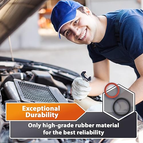 Miniatura 5 de 2 sellos de junta tórica de entrada y salida de goma para bomba de dirección asistida, kit 91345-RDA-A01  91370-SV4-000 de repuesto para HondaAcura