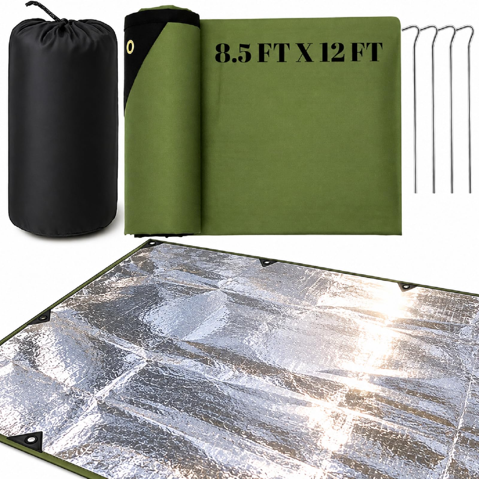 Heavy Duty Emergency Blankets - Survival Tarp -10 Heavy Duty Emergency Blankets - Survival Tarp -10