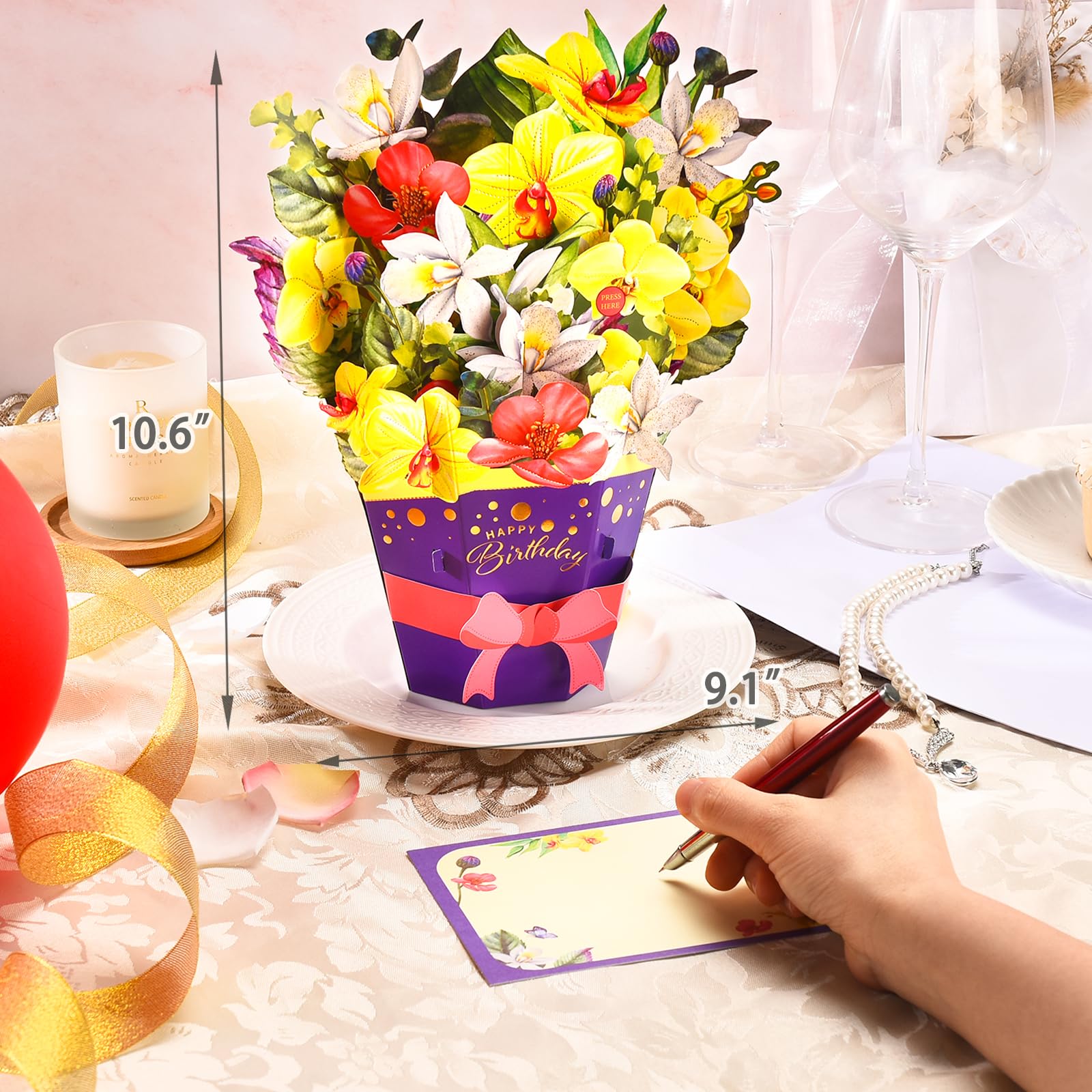 Geburtstagskarten mit Blumen