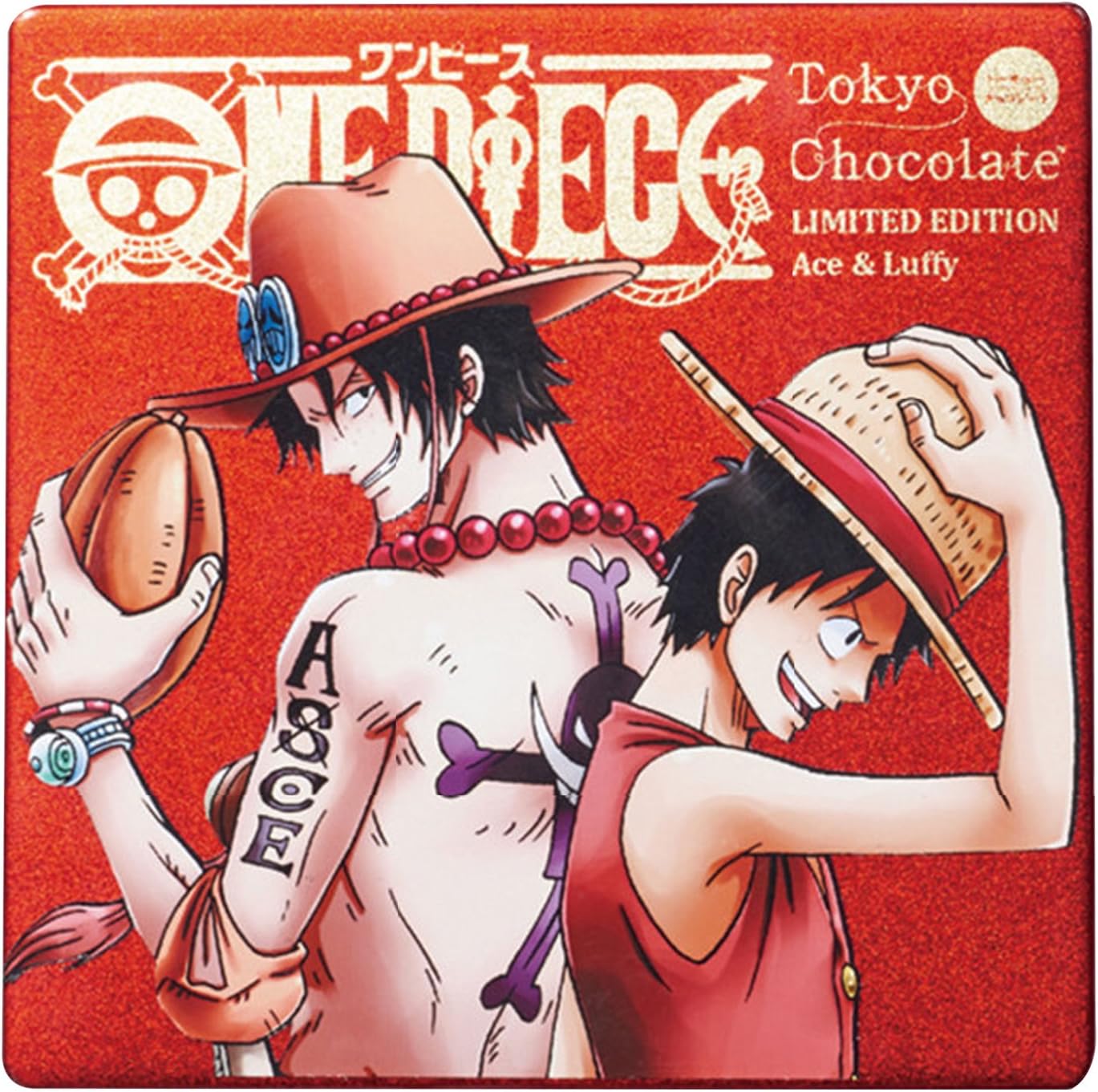 Amazon トーキョーチョコレート One Piece エース ルフィ サボ ルフィ ボックス チョコレート 9個入り バレンタイン ギフト エース ルフィ トーキョーチョコレート チョコレート菓子 通販