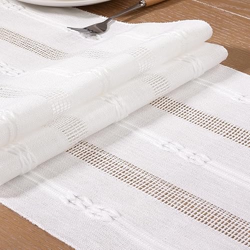 Miniatura 6 de Paquete de 6 caminos de mesa de gasa brillante de 10 pies a granel de gasa transparente de 29 x 121 pulgadas para decoración de bodas, baby shower,