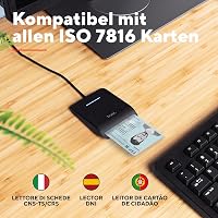 Trust Primo DNI intelligenskártya-olvasó USB, 100 cm kábel - fekete 3