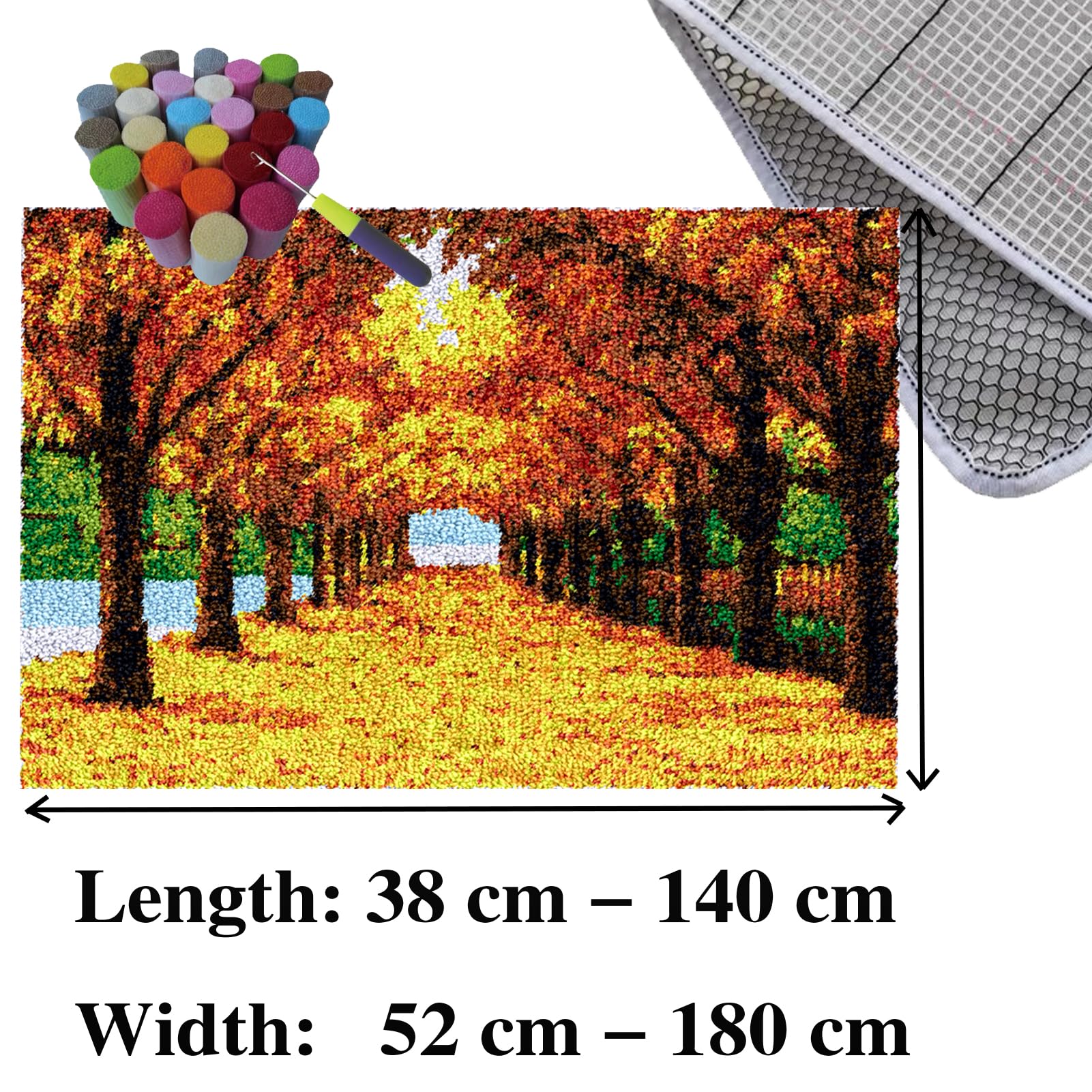 69 x 102 cm zestaw dywaników z haczykiem zatrzaskowym, zestaw do produkcji dywanów, zestawy do wyciskania dywaników, zestawy dywaników do haftu krzyżykowego, zestawy do robienia dywanów
