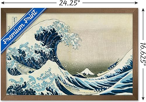 Vista 77 de Trends International Póster de pared The Great Wave (22.375 x 34 pulgadas)