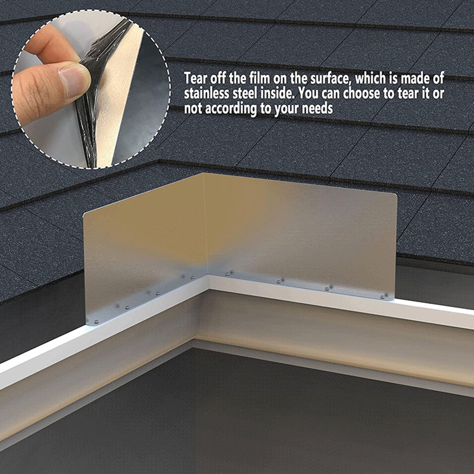 Protection Anti-éclaboussures Pour Gouttière - Plaque D'déviation D'eau Pluie - Protection Gouttière - Protection Contre Les Débordements Gouttière, Rallongtuyau