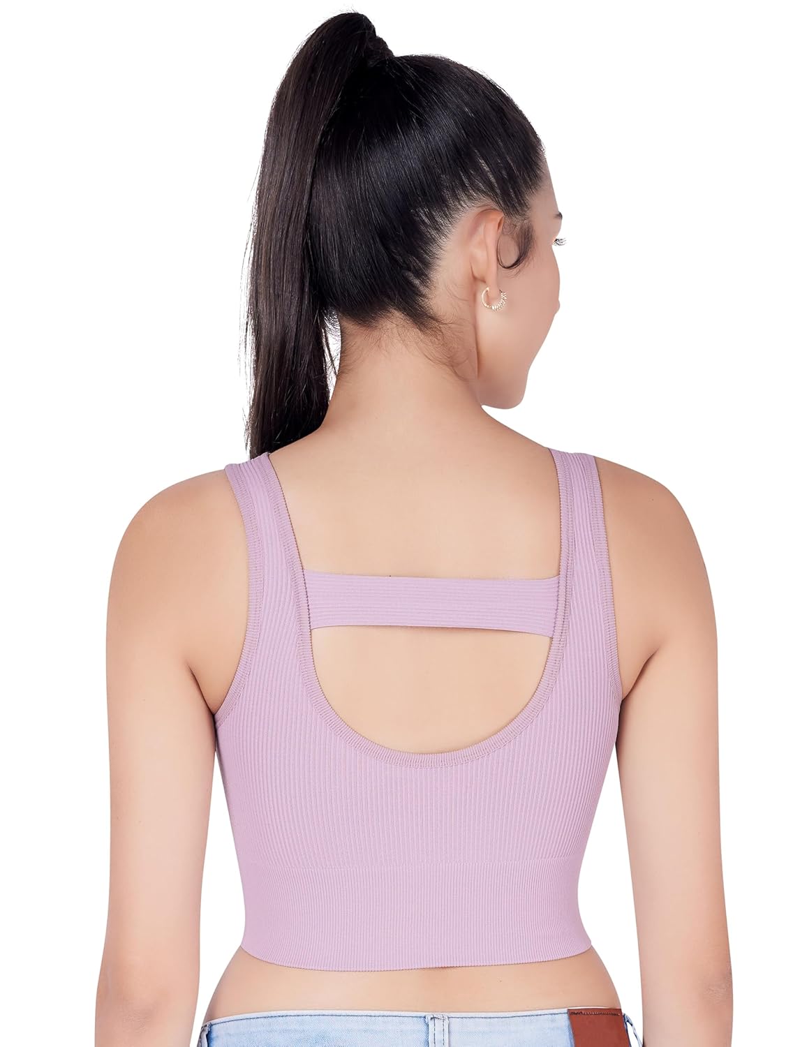 Plumberry Women’s Nylon Elastane Medium Impact Full Coverage Longline Padded Yoga Tank Top|Sports Bra Plumberry Women’s Nylon Elastane Medium Impact Full Coverage Longline Padded Yoga Tank Top|Sports Bra