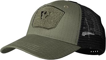 IDOGEAR Tactical Mesh Baseball Cap Breathable Operator Hat Military Ripstop Outdoor Hats with Loop Panel for Men & Women