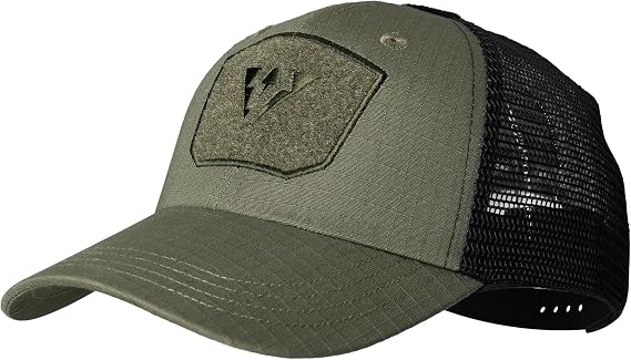 IDOGEAR Tactical Mesh Baseball Cap Breathable Operator Hat Military Ripstop Outdoor Hats with Loop Panel for Men & Women