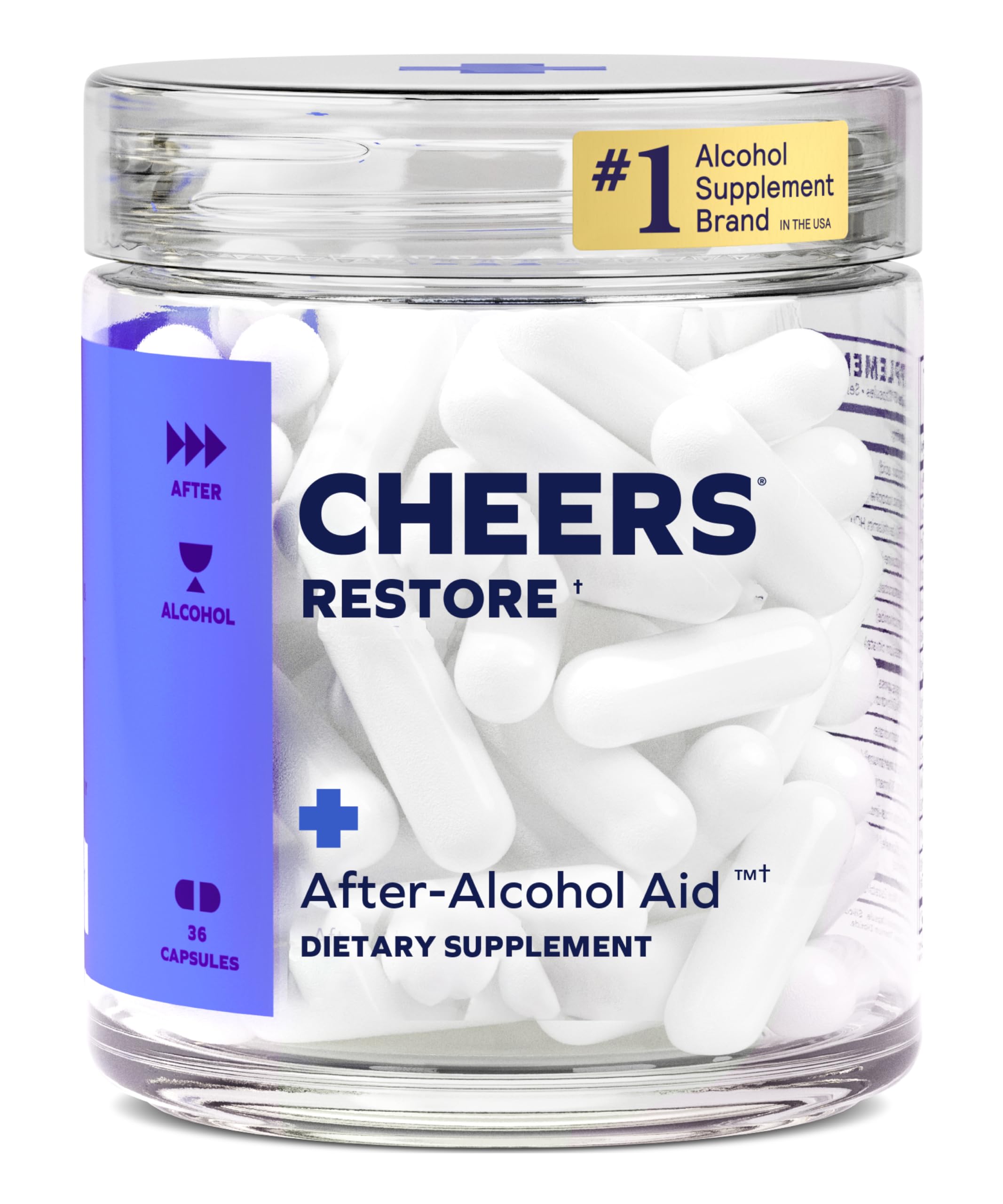 Cheers Restore | Supplement with DHM, L-Cysteine, Milk Thistle | 12 Doses