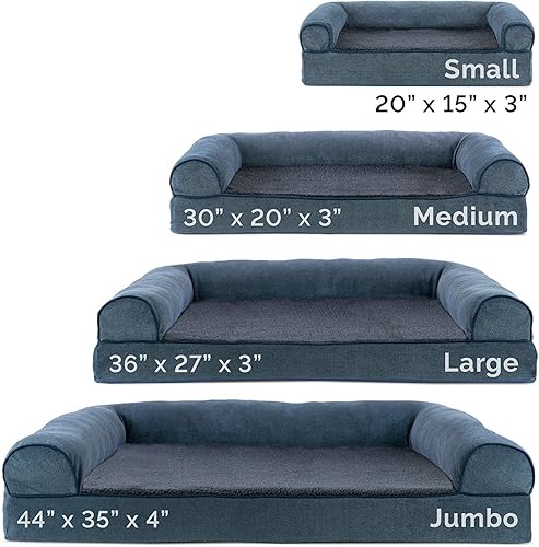 Miniatura 6 de Furhaven - Cama con gel refrescante de sherpa y felpilla, para perros medianospequeños de hasta 35 libras, con almohadones extraíbles y funda