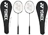Yonex GR 303 Combo Badminton Racquet with Full Cover, Set of 2