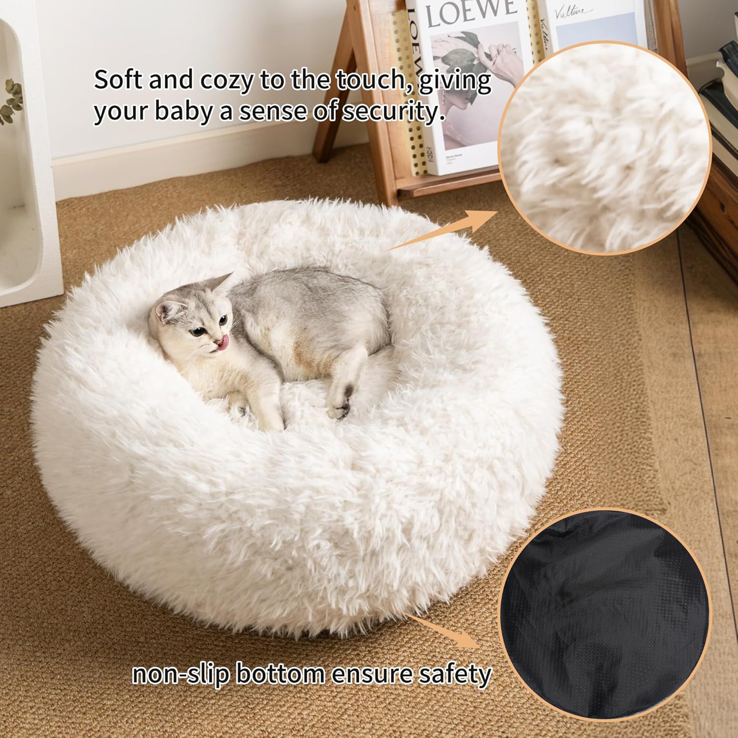 The Ultimate Snooze: Review of the KHONSU Pet Calming Donut Dog Bed