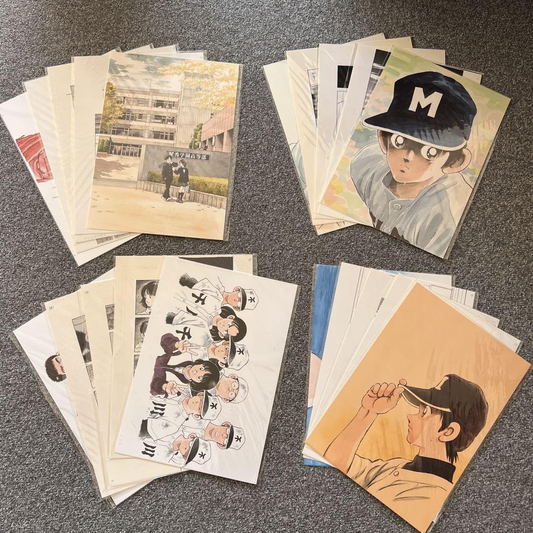 Amazon.co.jp: 複製原画 あだち充 タッチ・H2 ・クロスゲーム・MIX 5枚  