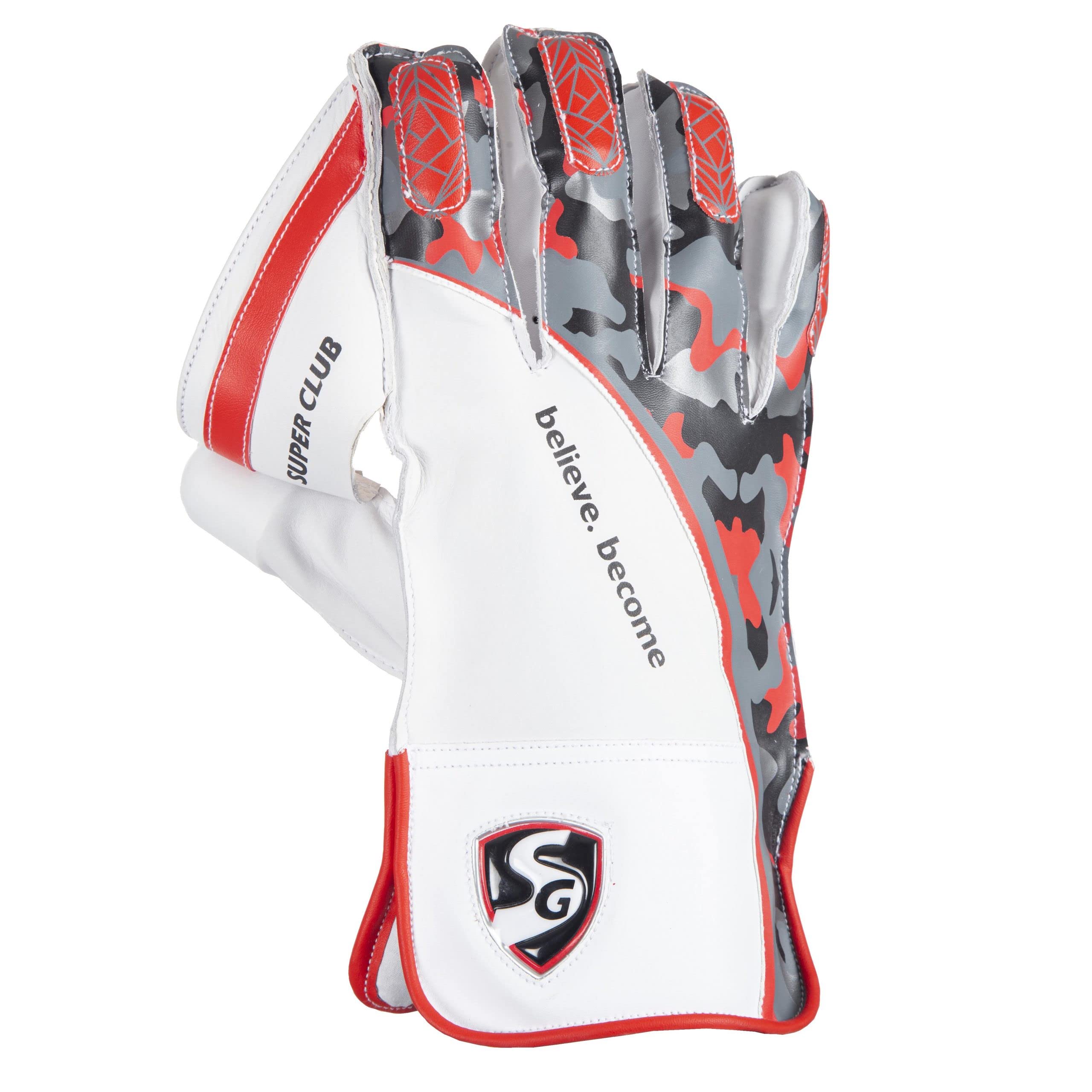 Sanspareils Greenlands SG Super Club Wicket Keeping Gloves (Multi-Color) W.K. Gloves