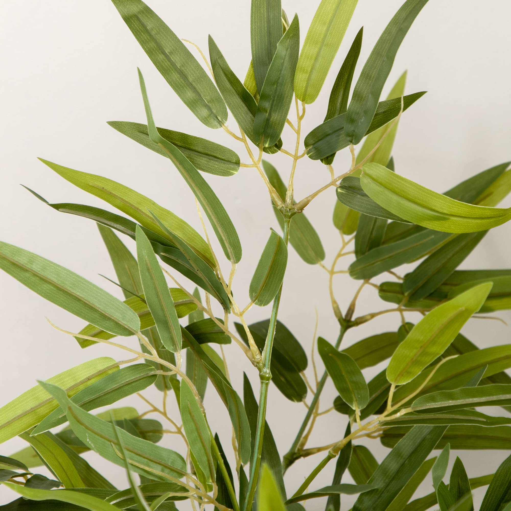 HOMCOM Árbol Artificial de Bambú 90 cm Planta Artificial Decorativa Verde | Grande, Decoración para Hogar, Oficina, Balcón, Dormitorio, Interior