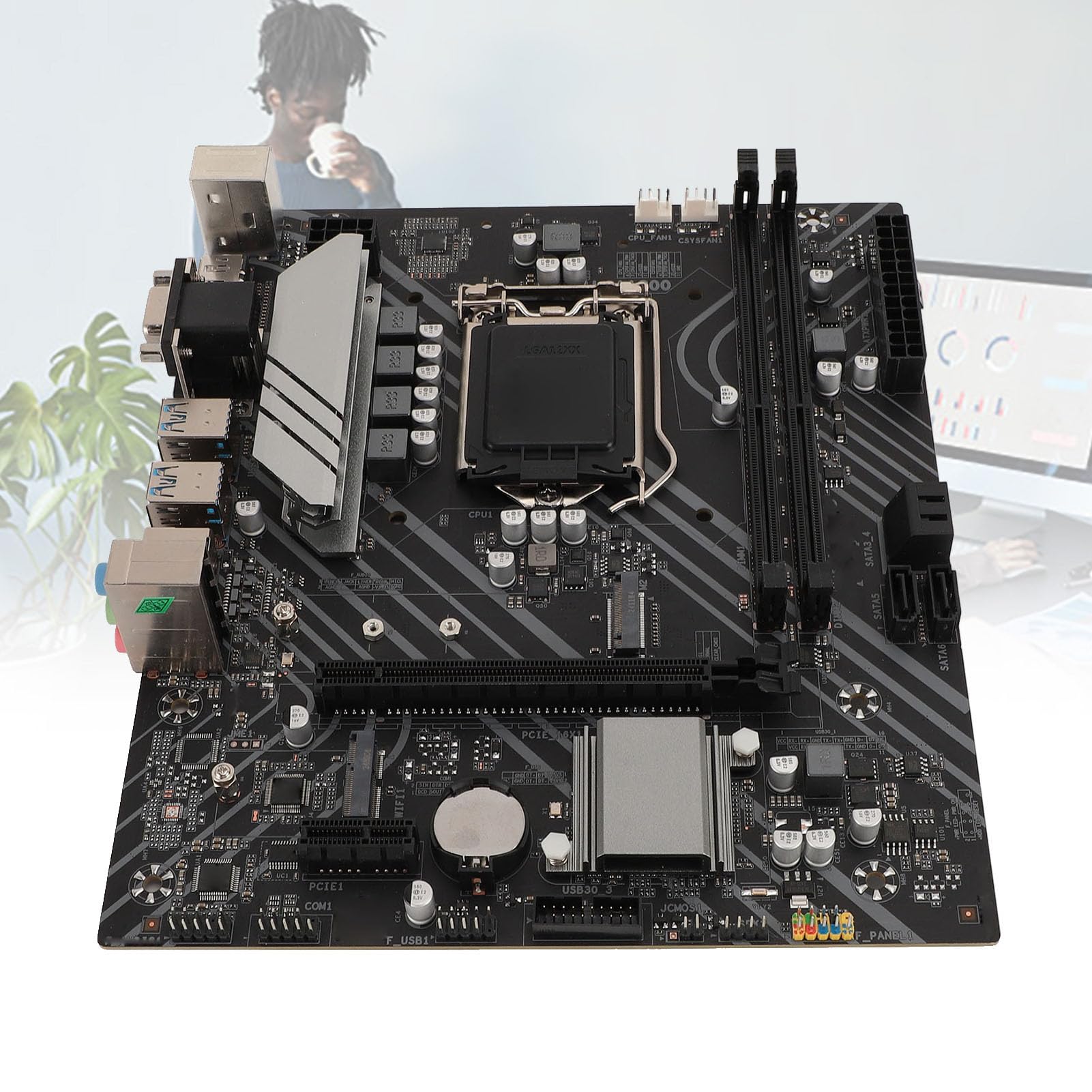 Z490 GAMING PLUS Gamingowa Płyta Główna Podwójna pamięć DDR4 Gniazdo M.2 1000Mbps LAN USB 3.2 Gen1 Płyta Główna do Komputera Stacjonarnego ATX
