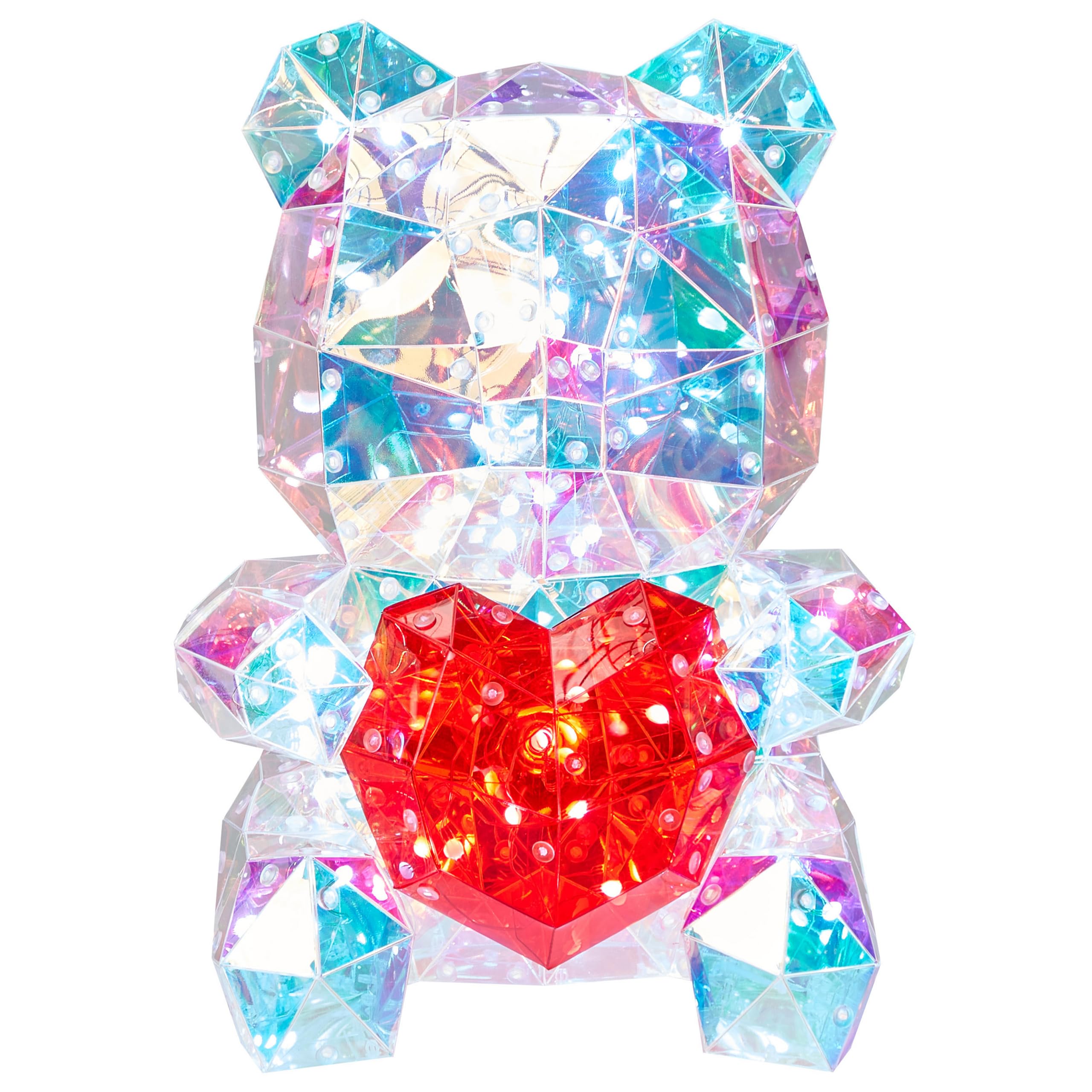 Dekoration Smart LED Kunststoff bunt Teddybär mit App-Steuerung 30 cm Rigel