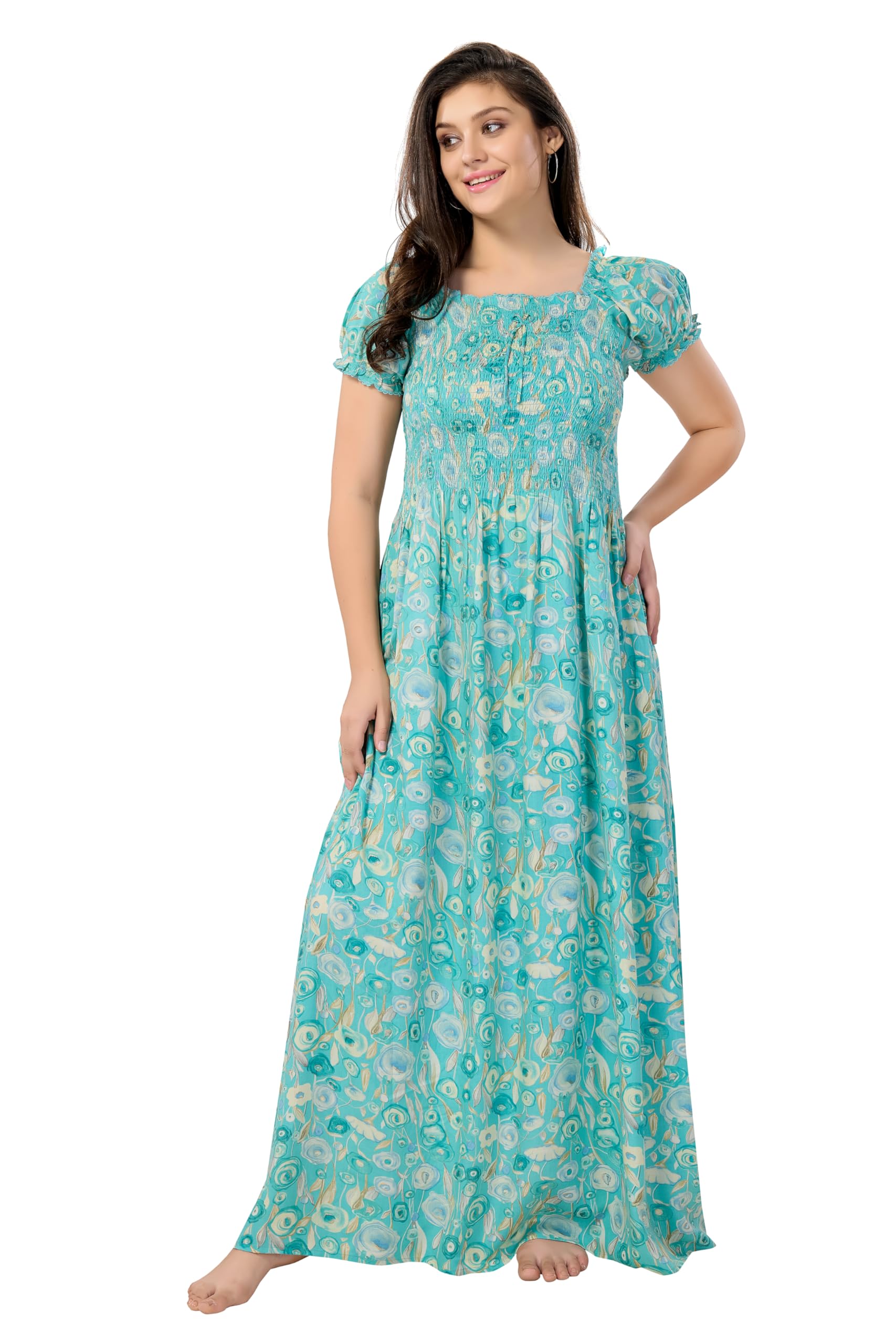 soulemo Girls & Women's Stylish Maxi Dress/Nighty (Outwear & Homewear) 16971-picture-47
