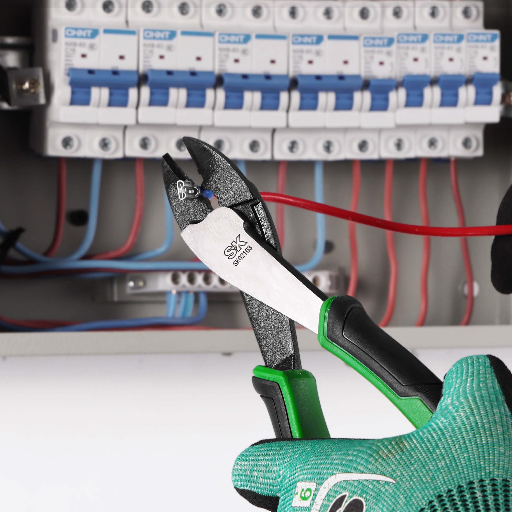 SK 9.5" Crimping Pliers - Wire Cutting Tool -8 SK 9.5" Crimping Pliers - Wire Cutting Tool -8