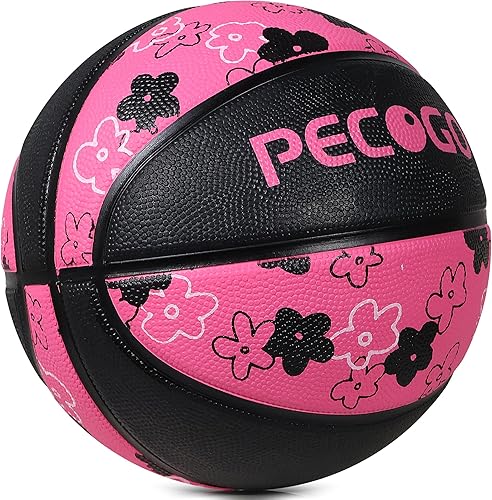 Miniatura 67 de Balón de baloncesto de goma oficial para interiores y exteriores, para hombres, tamaño 3/4/5/6/7 para niños, jóvenes, adolescentes, niños y niñas,