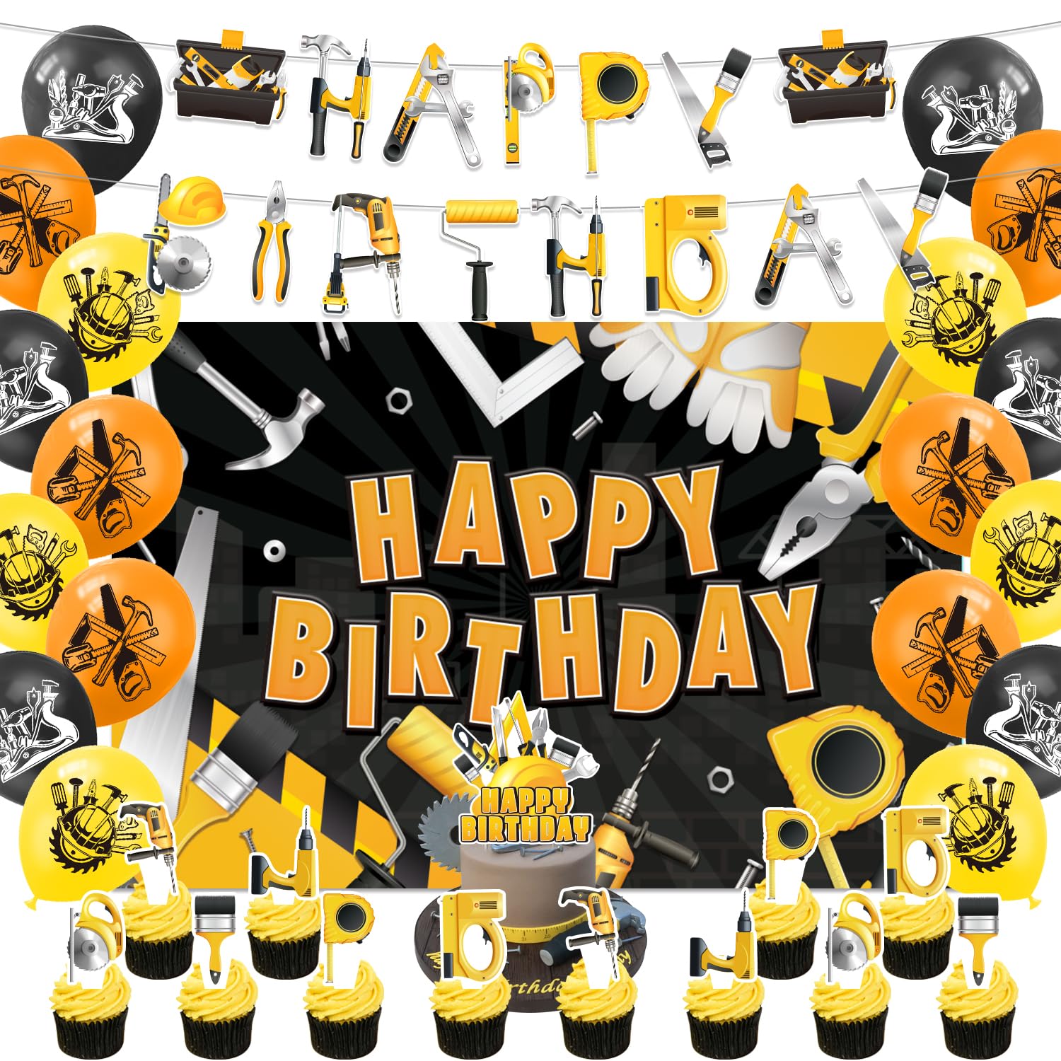 Handyman Birthday Party Construction Tools Birthday Party The First