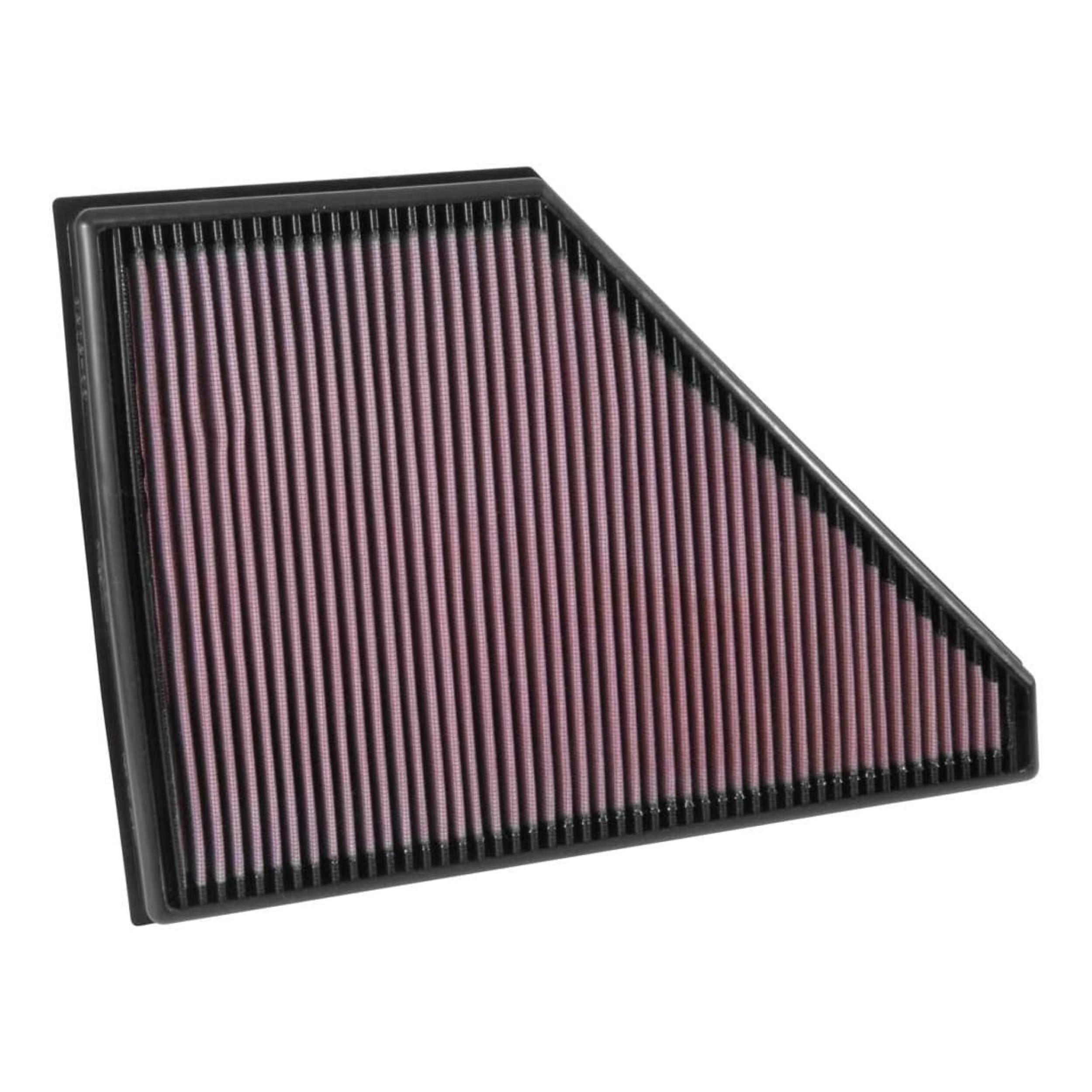 Photo 1 of K&N Engine Air Filter: Reusable, Clean Every 75,000 Miles, Washable, Replacement Car Air Filter: Compatible with 2017-2019 Chevy/GMC/Cadillac/Buick (Blazer, Traverse, Acadia, XT5, Enclave), 33-5056