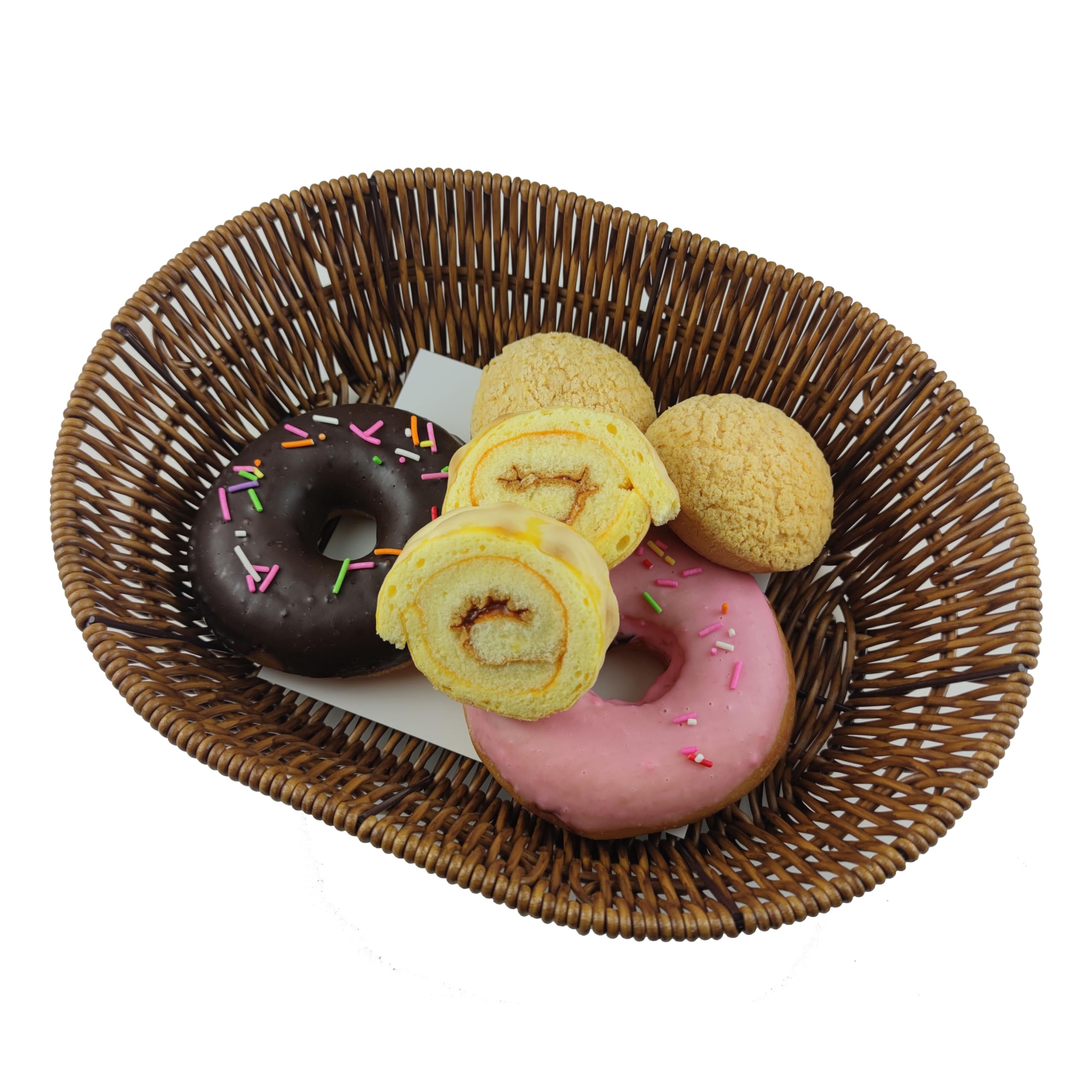 Canastas de mimbre para pan, bandejas de mesa para servir alimentos, cesta de almacenamiento tejida a mano, cesta de frutas y verduras, cesta de cosméticos para el hogar, restaurante,