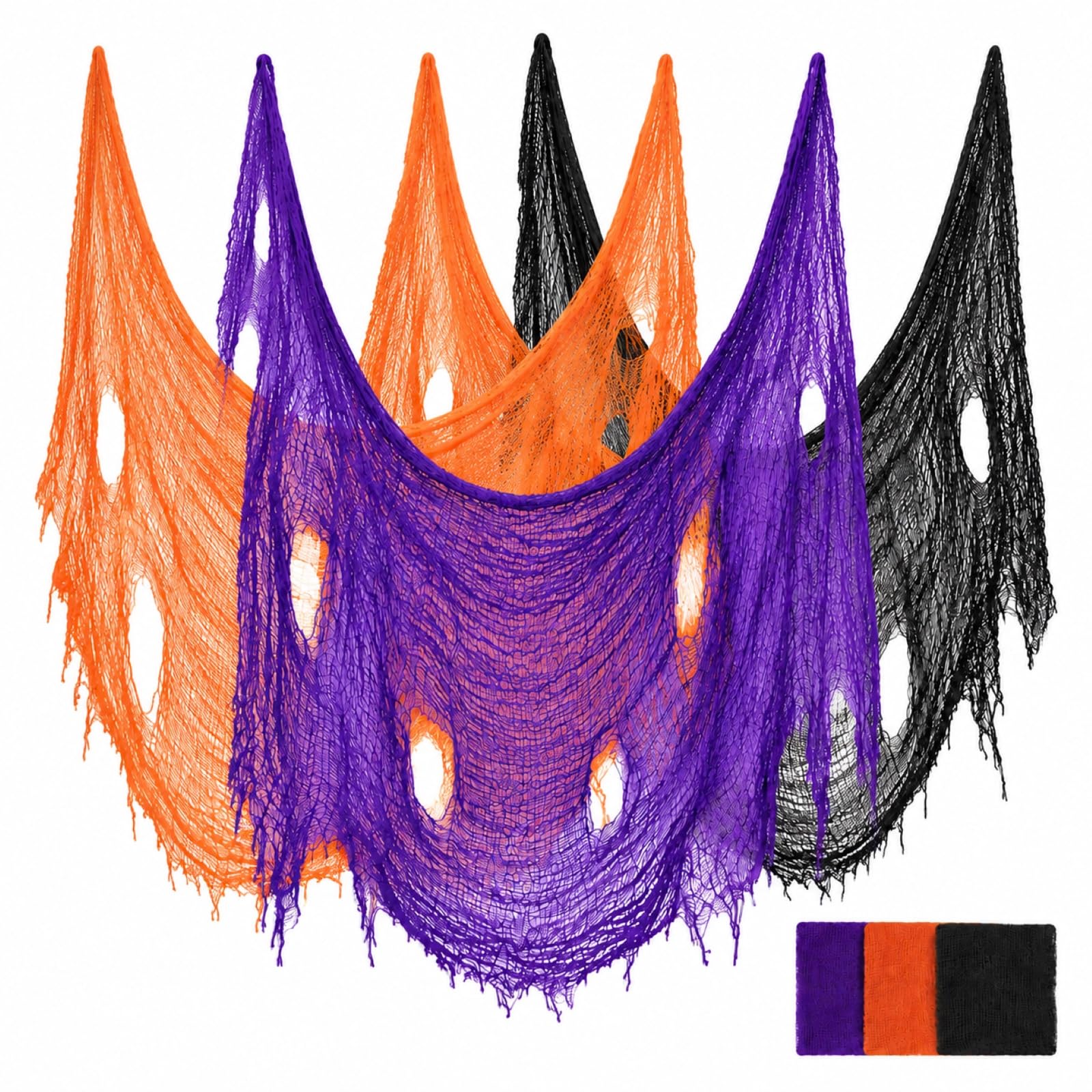 3Pcs 2m*76cm Halloween Creepy Cloth Scary Halloween Props Party Decorations