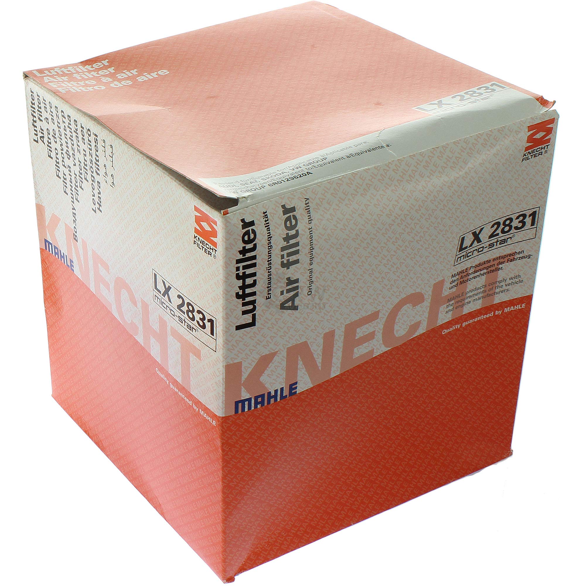 Paquete de inspección Kit de mantenimiento de filtros con filtro de aceite OX 388D, filtro de aire LX 2831, filtro de combustible KL 494, filtro de habitáculo (carbón activado) LAK 120, tornillo de