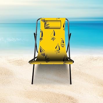 Voit Camping Beach Chair YELLOW Unisex Camping Chair YELLOW Single Size