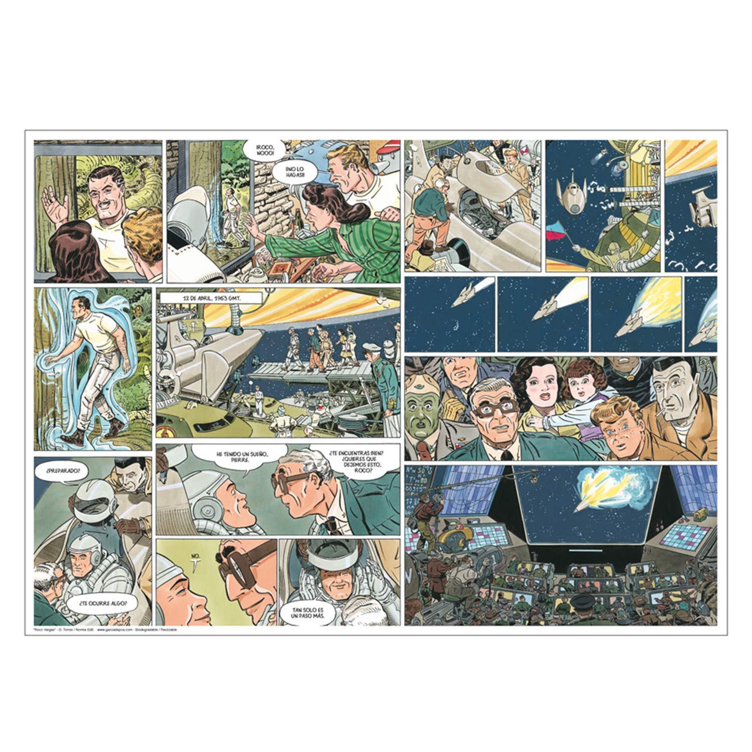 García de Pou 500 Unidades - 217.45 Offset Cómic Mantelines, 70 G/M2, 31 x 43 cm, Cuatricromía