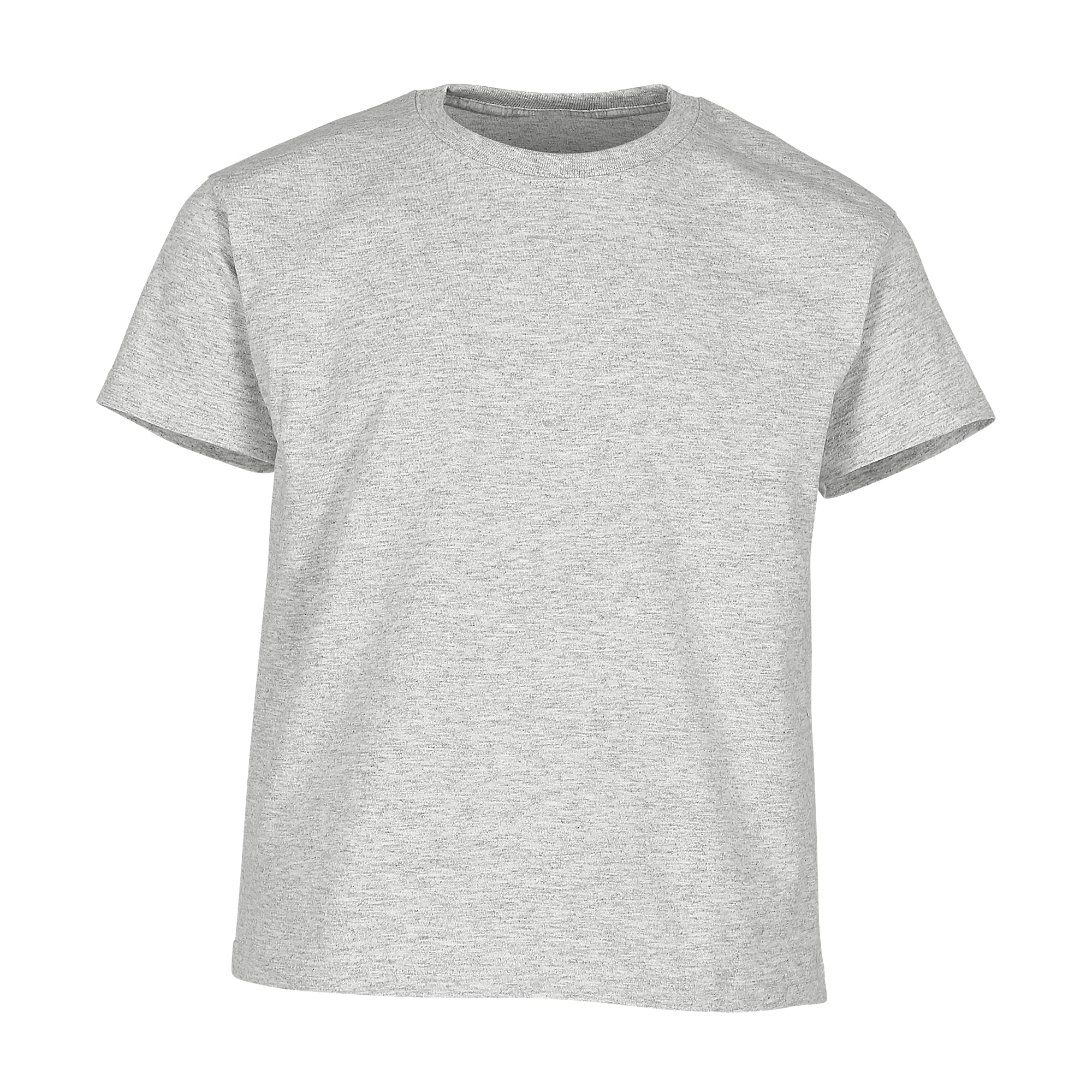 Fruit of the Loom boys' t-shirt., Boys', 61-033-0, heather grey, 128 cm
