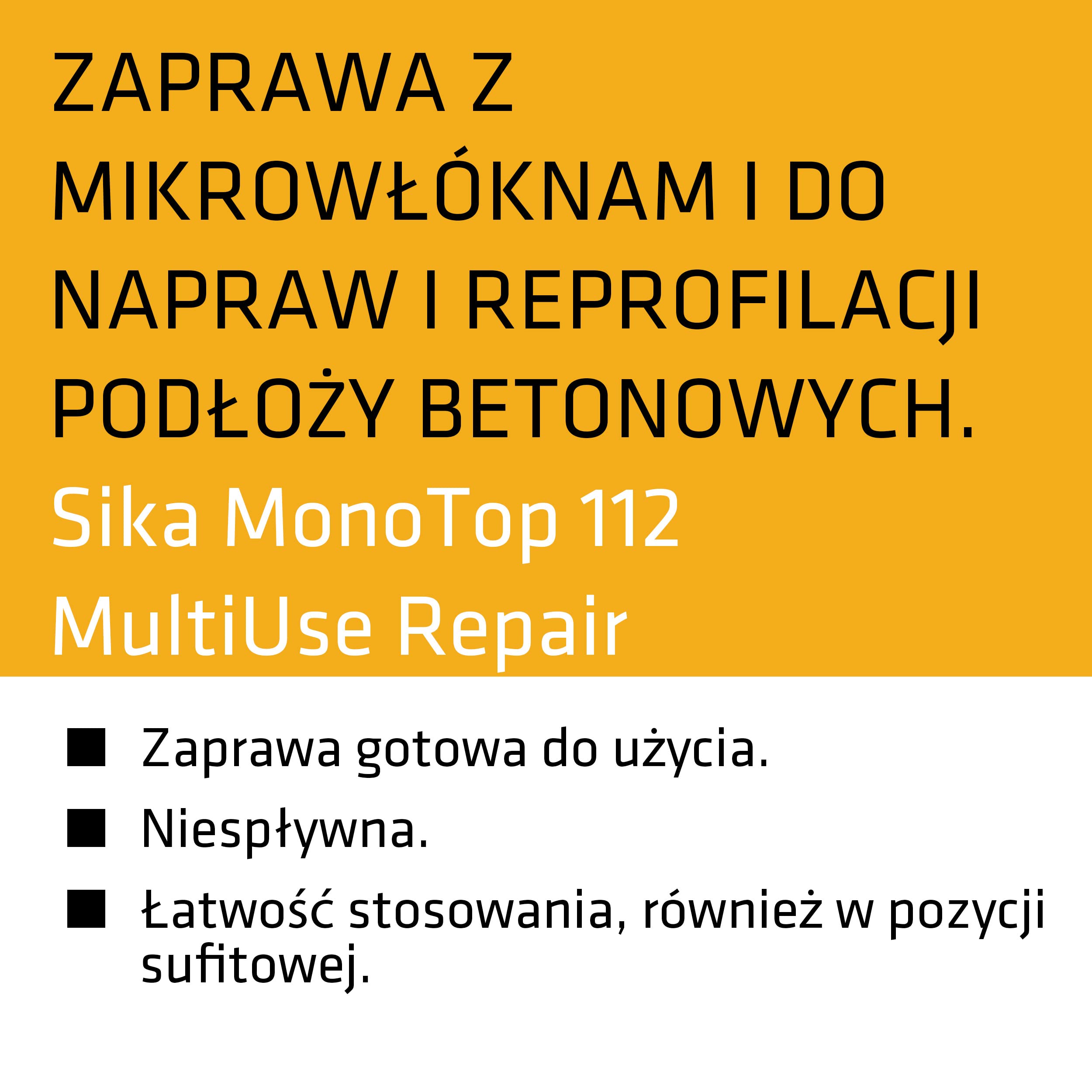 Sika Monotop 112 MultiUse Repair - Mortero para restaurar hormigón, 5 kg