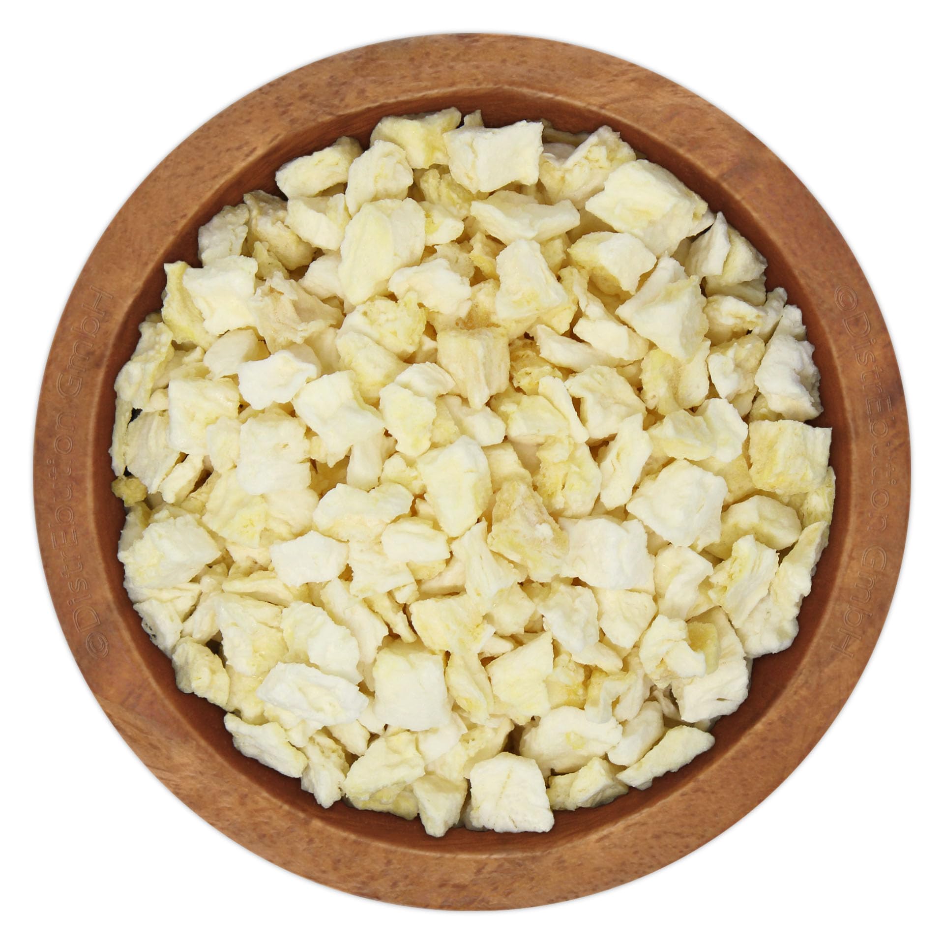 Gefriergetrocknete Ananas Stücke 750g Knuspriger Snack, Ohne Zucker, Vegan