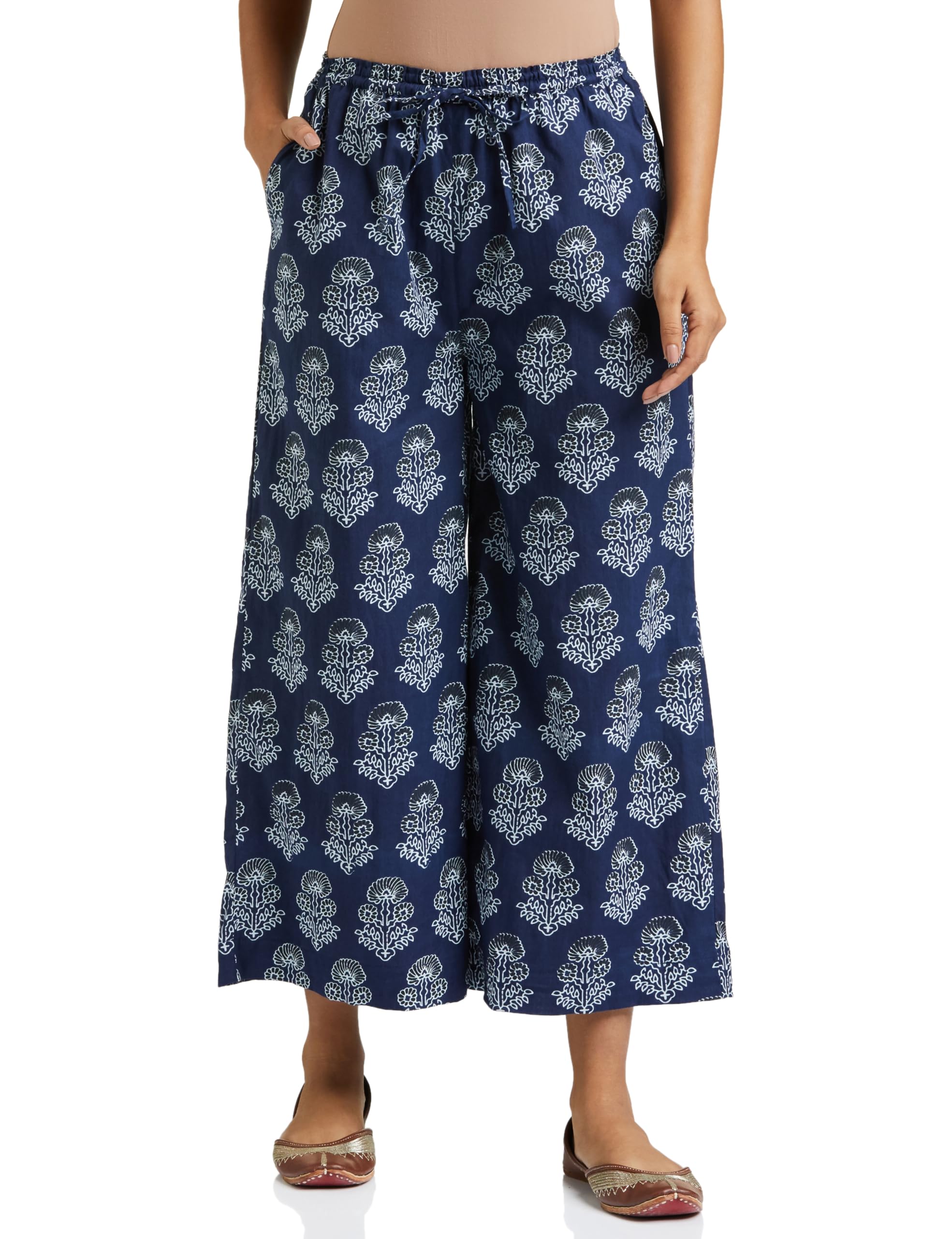 Sponsored Ad - Women's Cotton Relaxed Fit Palazzo (Available in Plus Sizes)