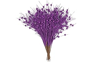 Dazzling Purple Glitter Picks for Exuberant Christmas Trees