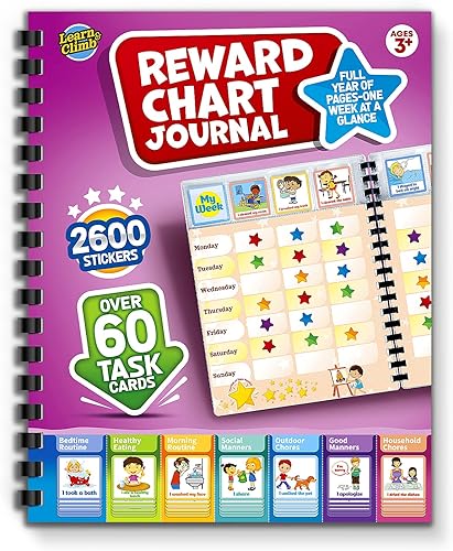 Diario de recompensa y comportamiento para niños - Gráfico semanal