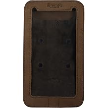 Trip Machine Magnetic Motorcycle Phone Pouch Touchscreen Compatible Fuel Tank Phone Holder with Strong Magnets & Ventilated Back 21 x 12 cm Tobacco Brown