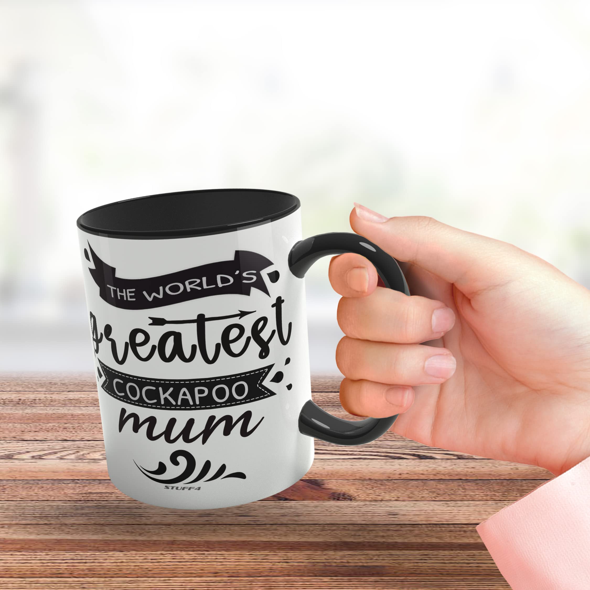 Stuff4 The World's Greatest Cockapoo Mum, Cockapoo Gifts for Lovers Dog Mum Mug - Image 3