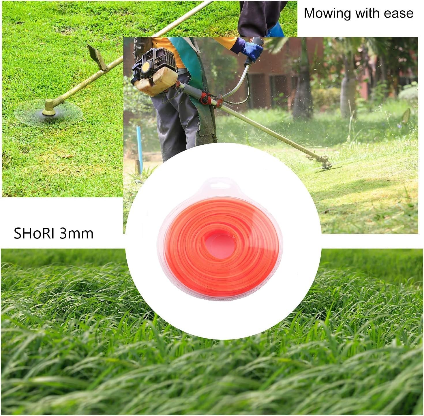 SHoRI Trimmer Line - Durable Nylon for Brush Cutters -8 SHoRI Trimmer Line - Durable Nylon for Brush Cutters -8
