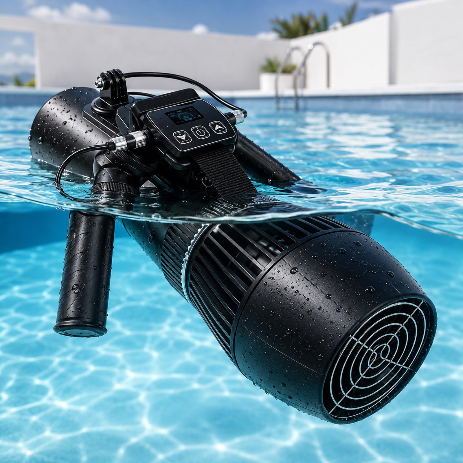 moupeaktain Underwater Scooter with 9 Speeds, 500 W, 60-180 Min Runtime