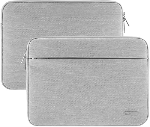 Vista 3 de Lacdo bolso para computadora portátil de 11-15.6" impermeable, Negro 15.6 pulgadas