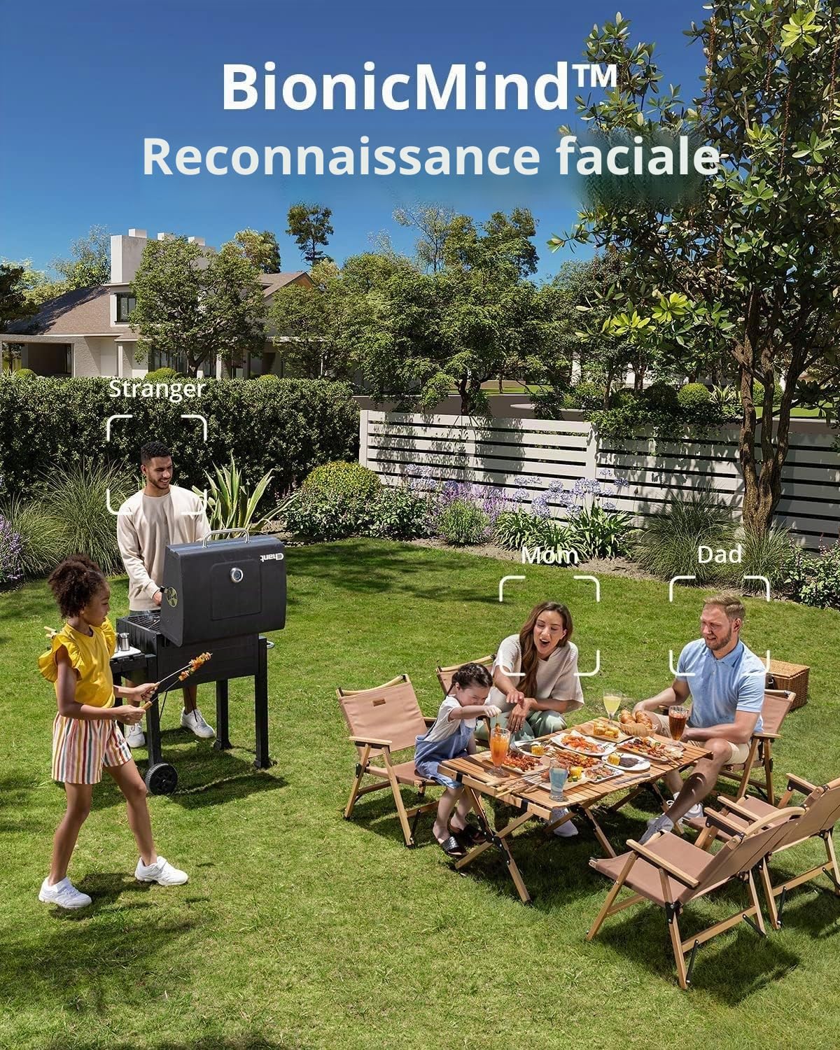 eufyCam S300 (eufyCam 3C) 4K Caméra surveillance wifi extérieur sans fil | caméra extérieur, vision nocturne couleur, sans frais, reconnaissance par IA, nécessite HomeBase 3, paquet de 4 + HomeBase 3