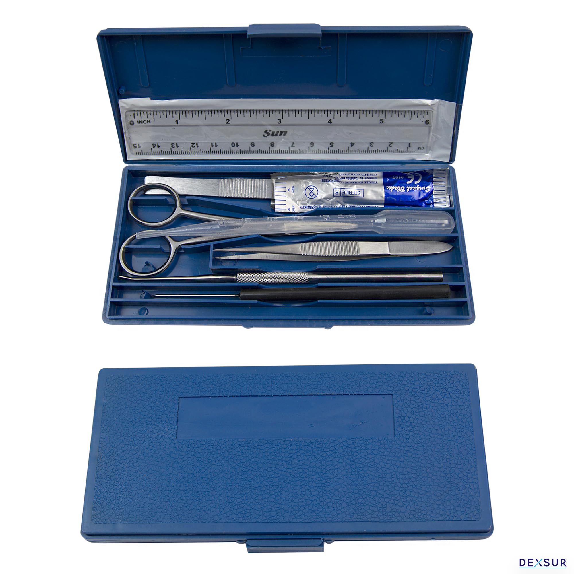 Dissection Kit for Biology Lab & Anatomy - Stainless Steel Scalpel Knife Set for Medical & Veterinary Students, KIT1023-7 Pcs — Amazon image 2