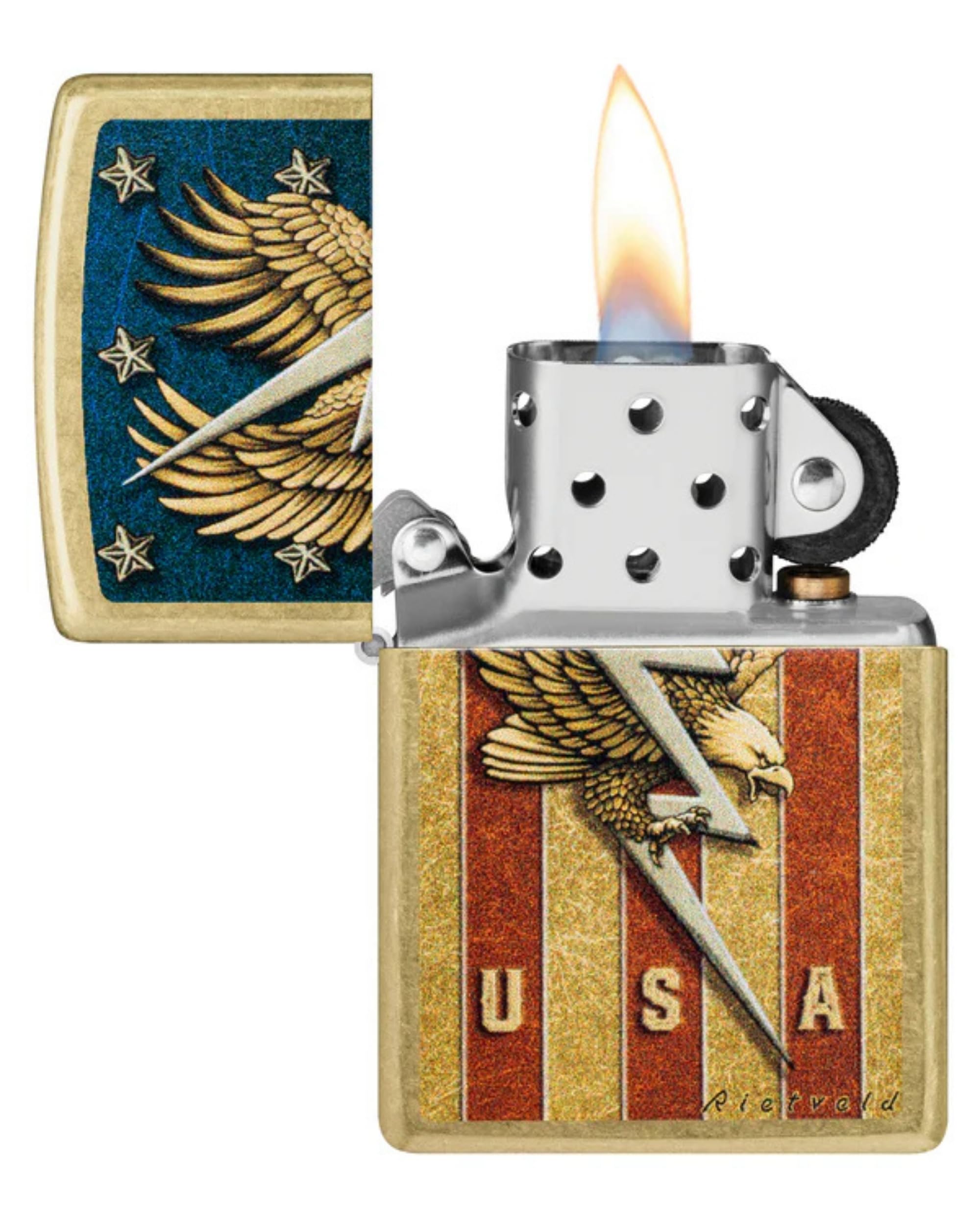 Zippo accendino Limited Edition made in USA Rietveld USA aquila