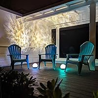 Vista 8 de BlissLights Oblivia - Proyector de nube de nebulosa para exteriores IP65, iluminación LED de paisaje, luz de camino de jardín para decoración